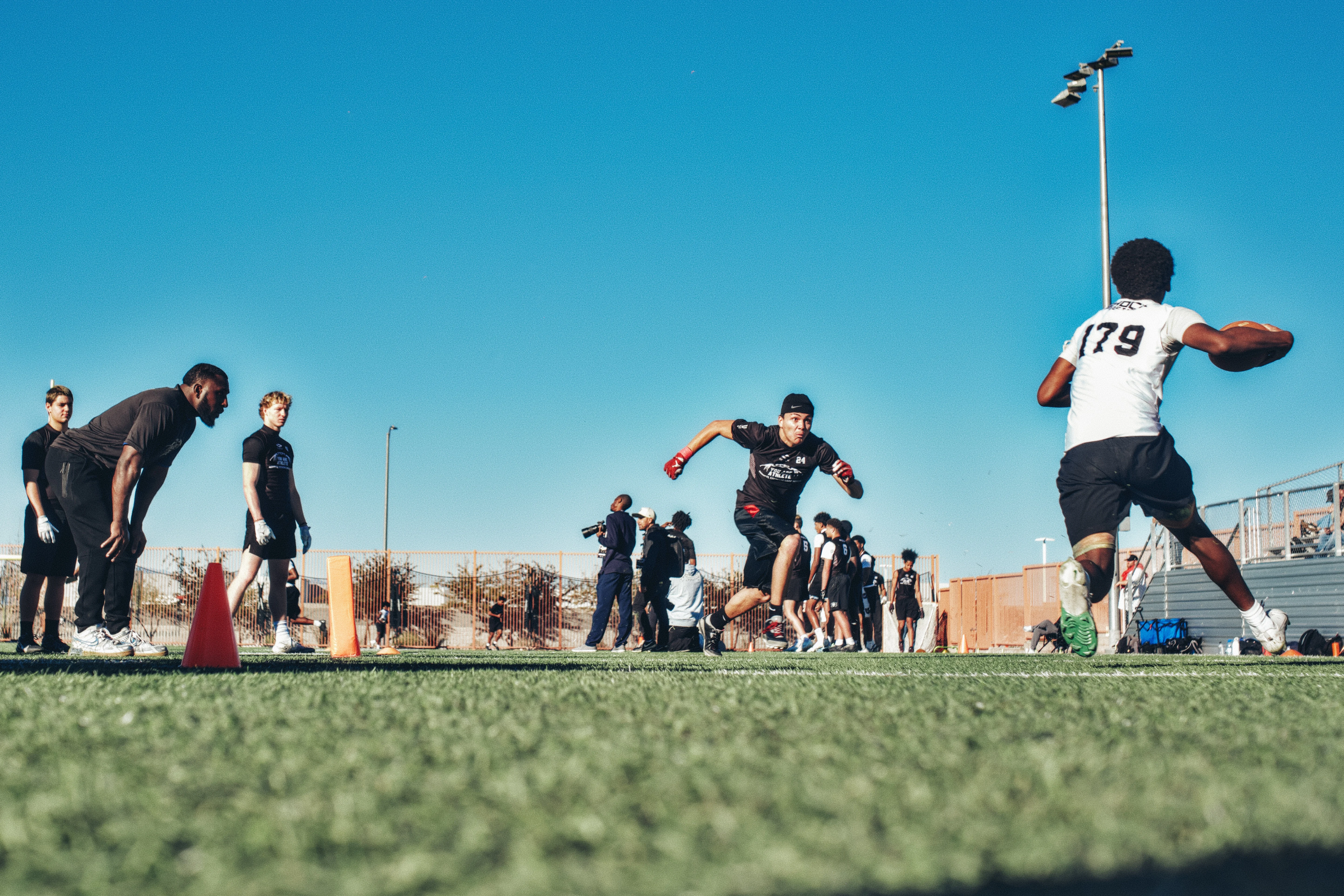 Athlete in action